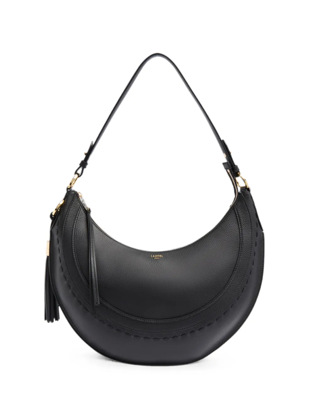 Lancel medium Hoboheme grained-leather shoulder bag - Black