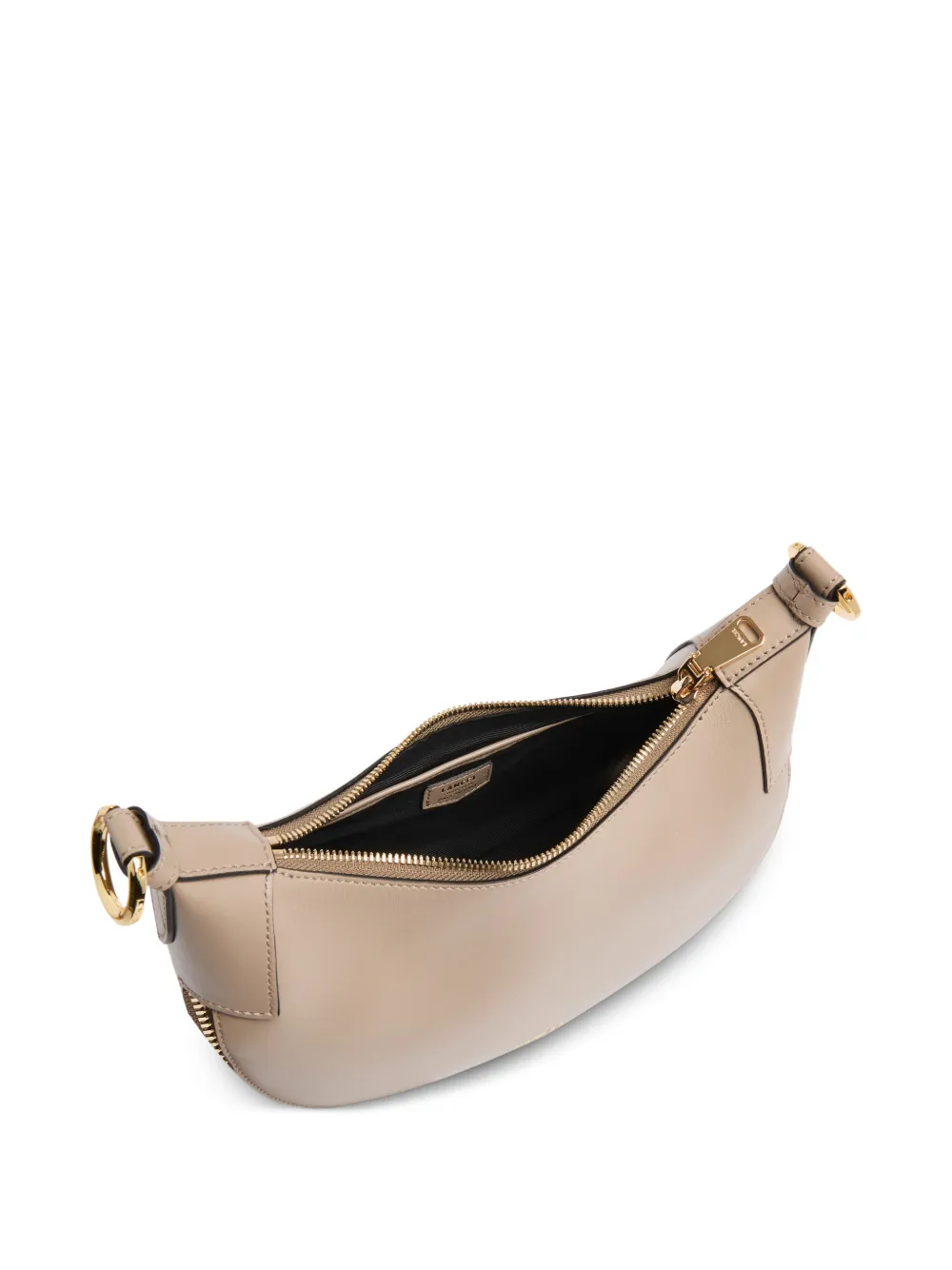 Lancel Origami leren schoudertas Beige