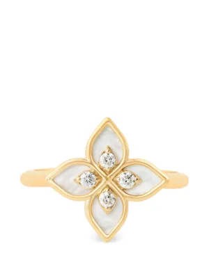 Roberto Coin Princess Flower Diamond Ring | Gold | FARFETCH RO