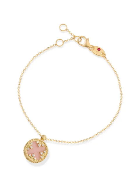 Roberto Coin Venetian Princess pink opal and diamond bracelet
