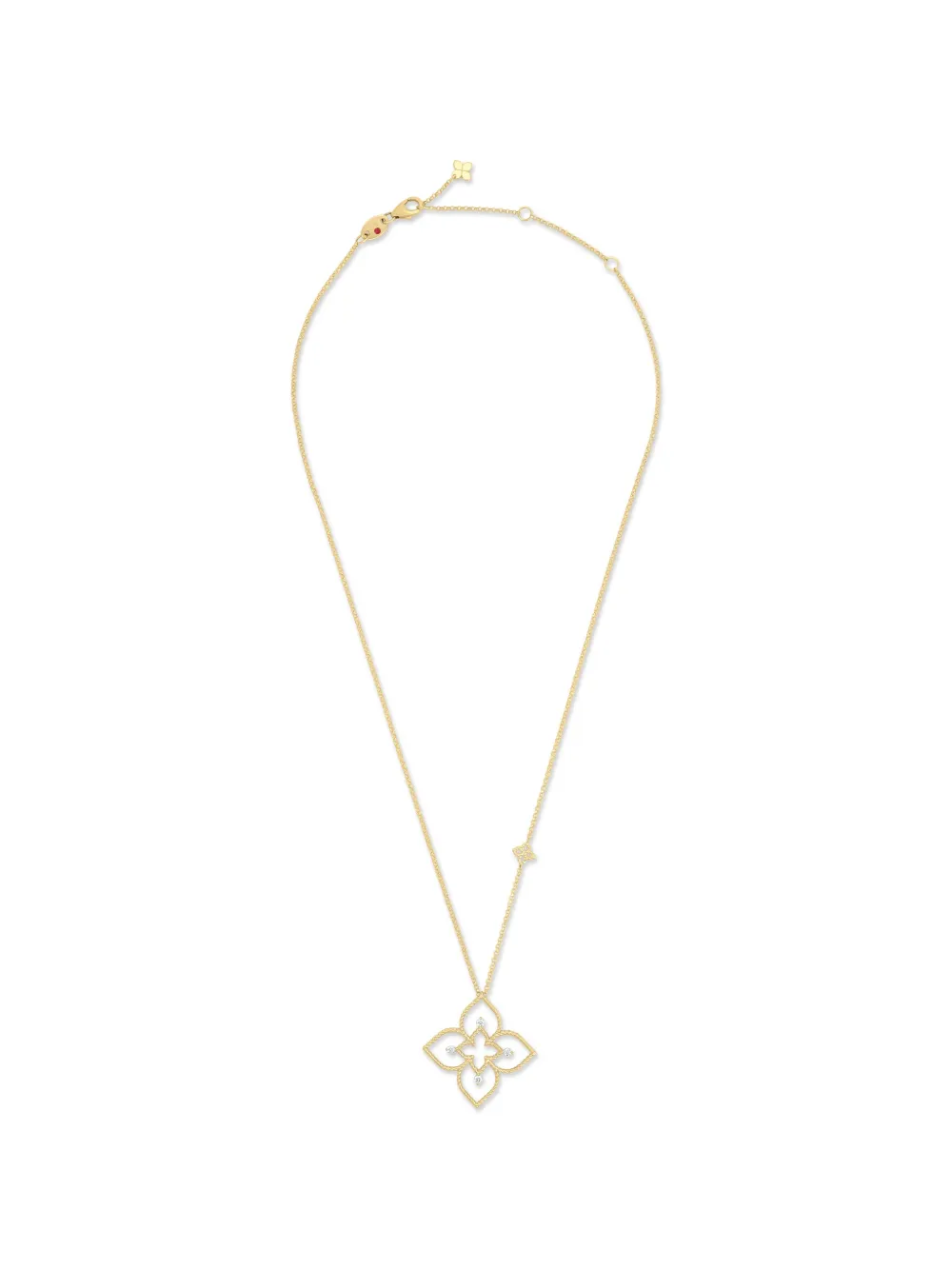 Roberto Coin Venetian Princess diamond necklace - Gold