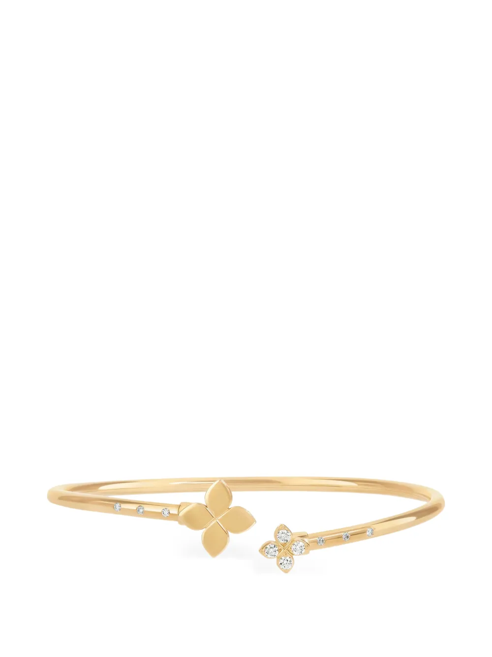 Roberto Coin Princess Flower diamond bracelet - Oro