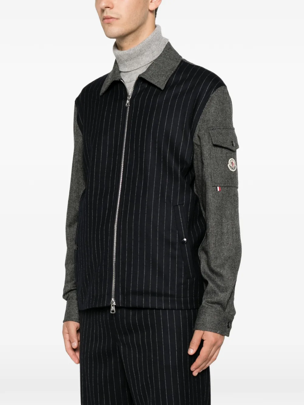 Moncler Overhemd met lange mouwen Blauw