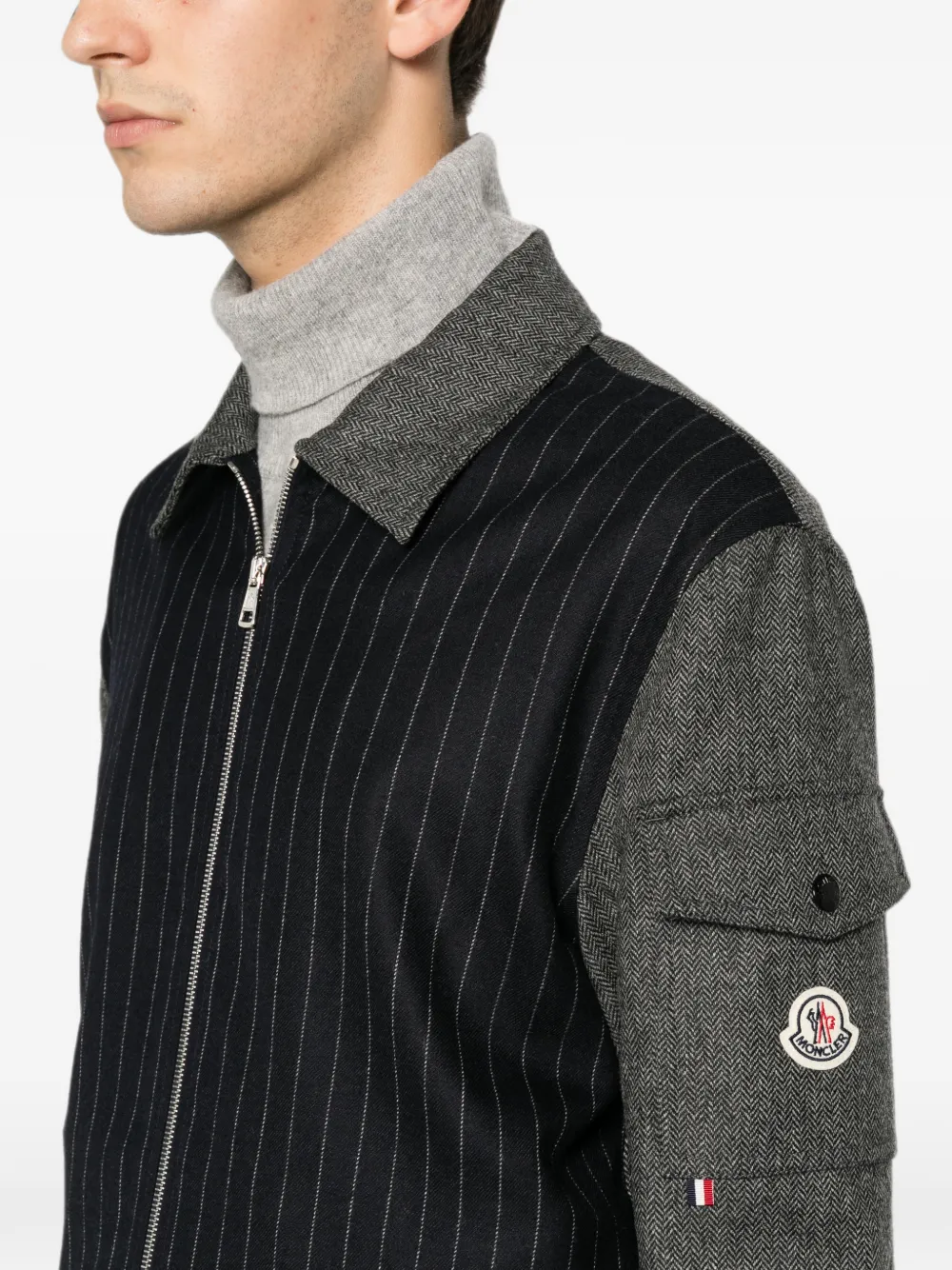 Moncler Overhemd met lange mouwen Blauw