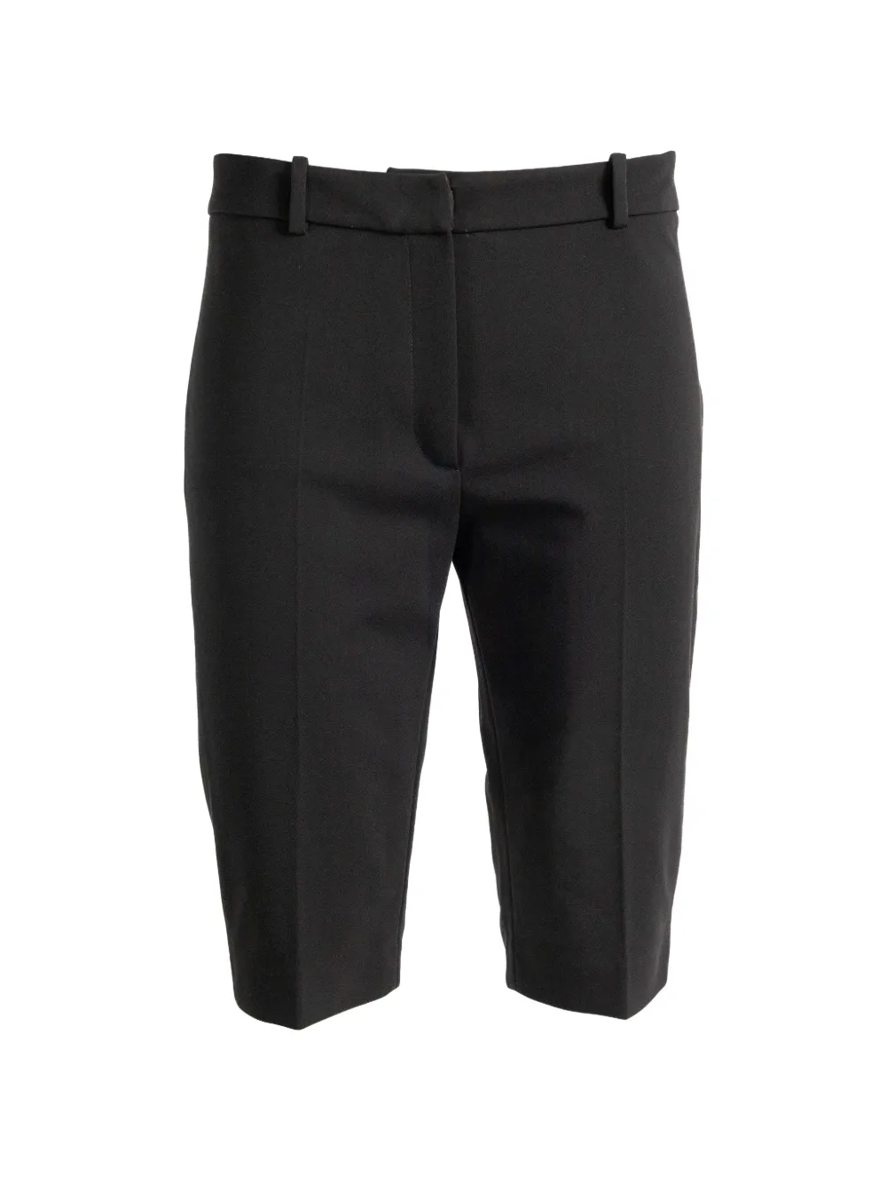 Magda Butrym pressed-crease cropped trousers - Schwarz