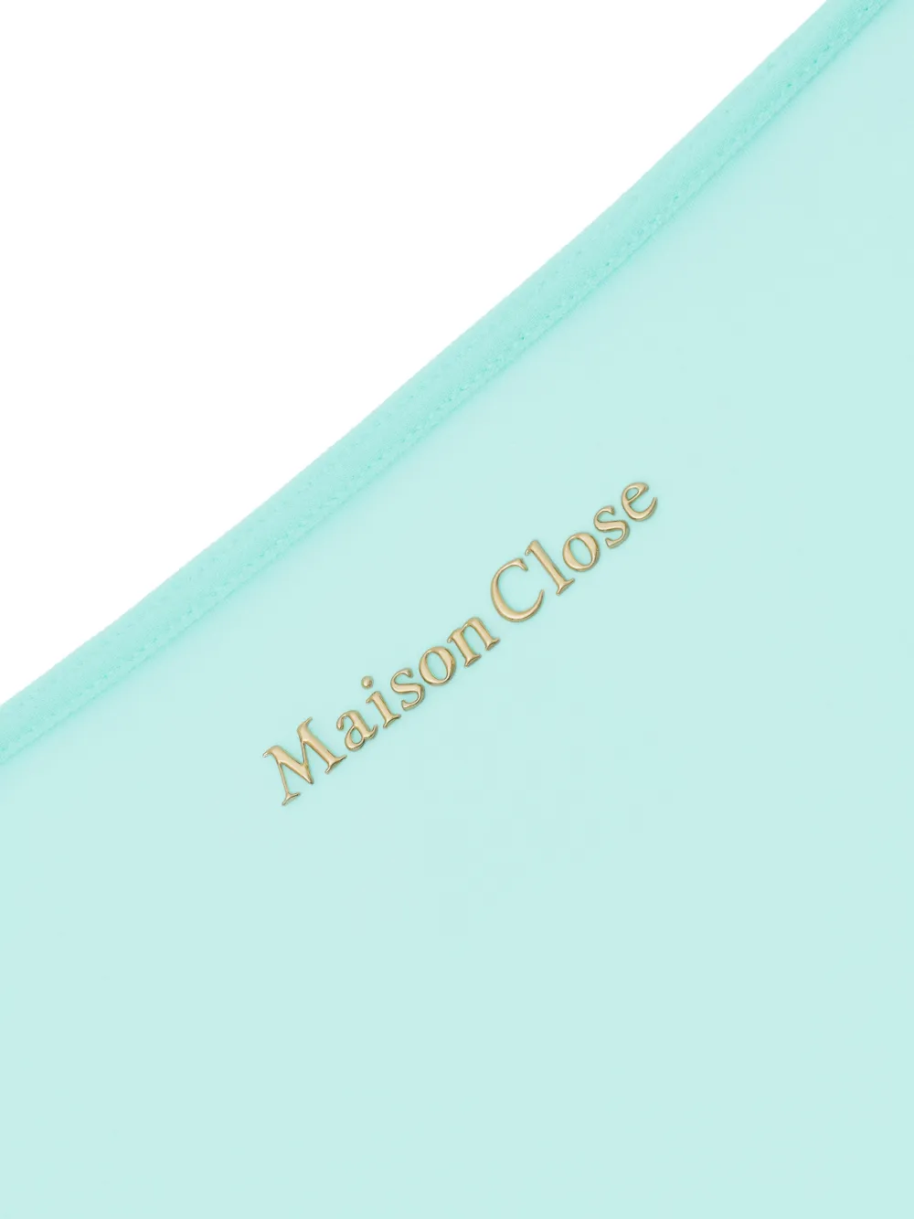 Maison Close Double Sens doorzichtige slip Blauw