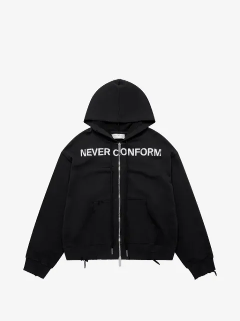 matieres fecales distressed Never Conform hoodie