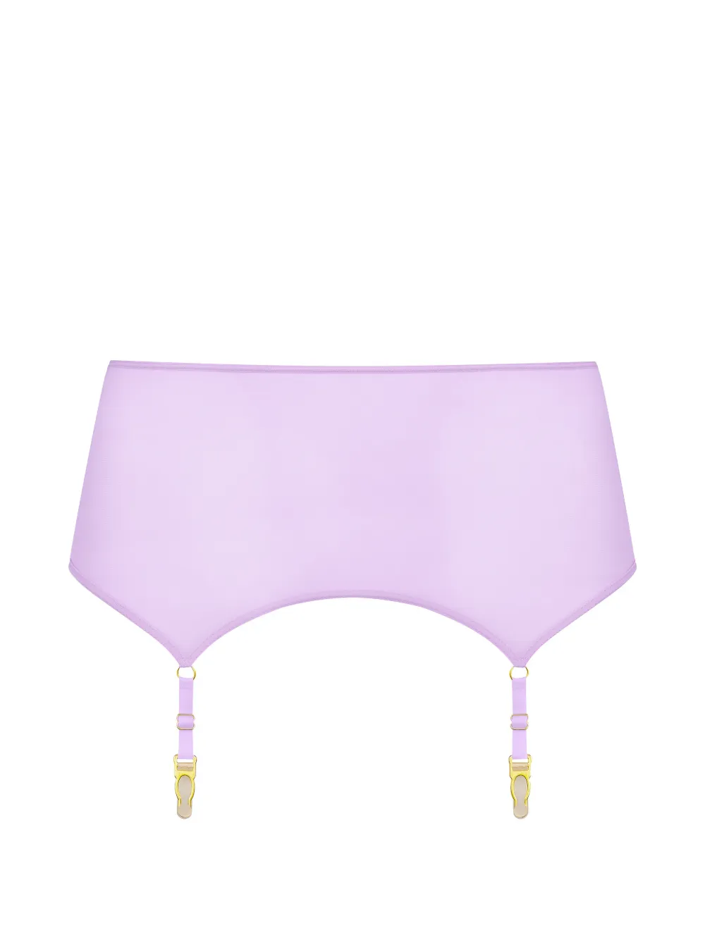 Maison Close Double Sens sheer suspender belt - Viola
