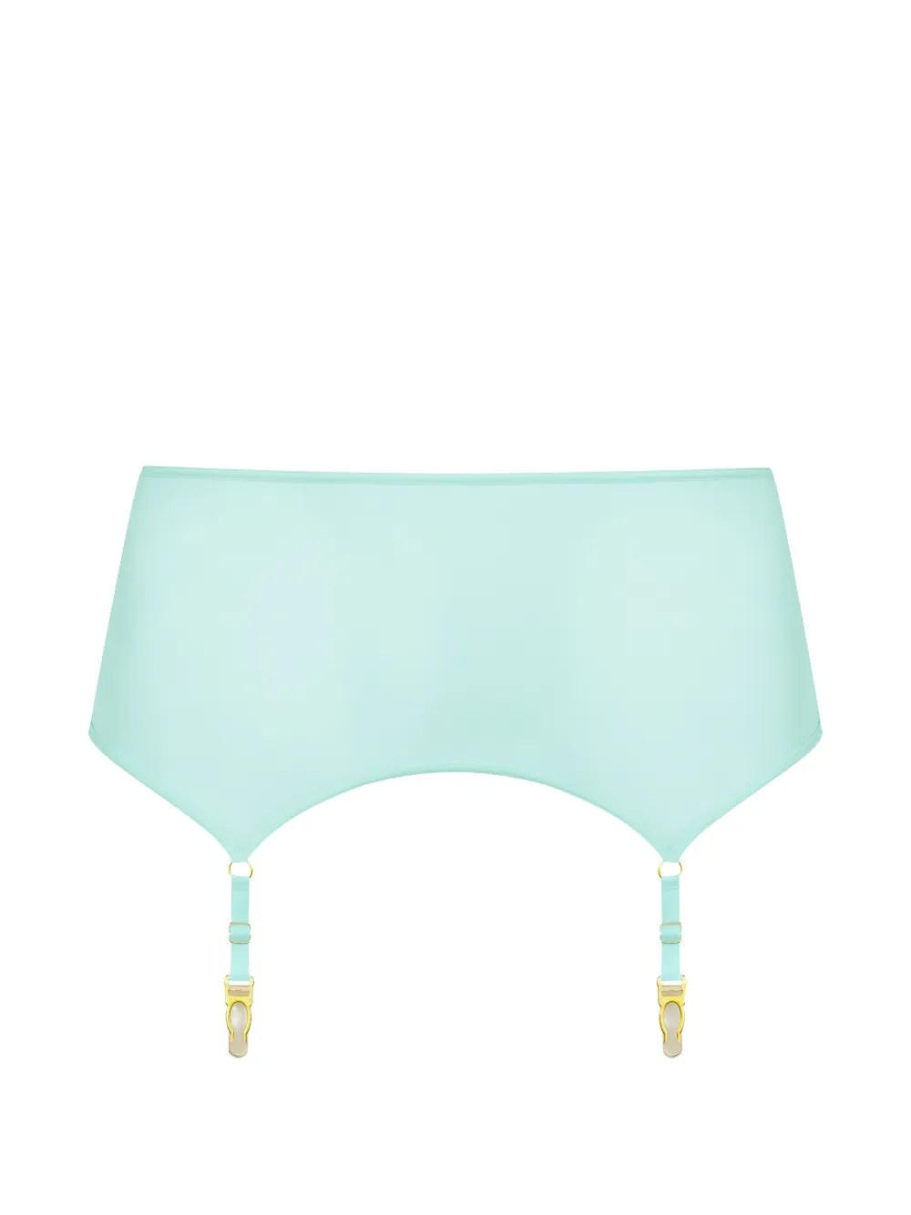 Maison Close Double Sens sheer suspender belt - Blue