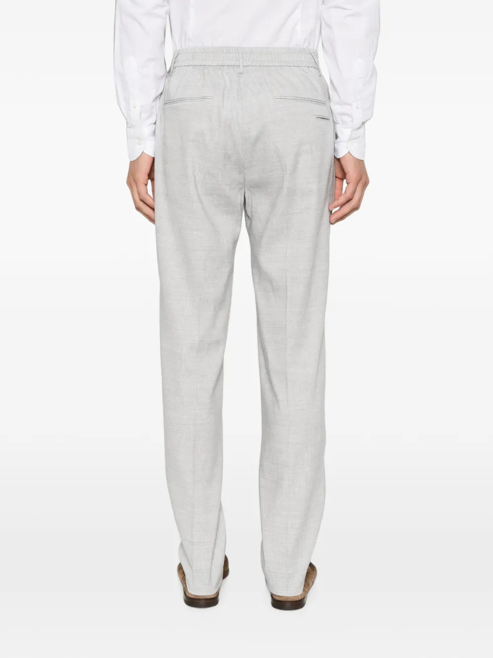 Peserico Pantalong met trekkoordtaille Grijs