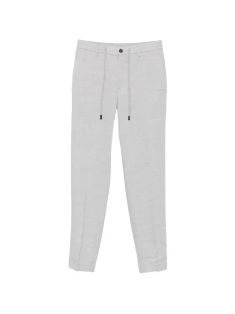 Peserico drawstring-waistband tailored trousers