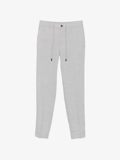 Peserico drawstring-waistband tailored trousers