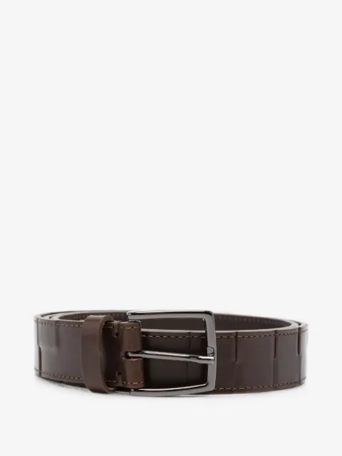 Peserico textured leather belt