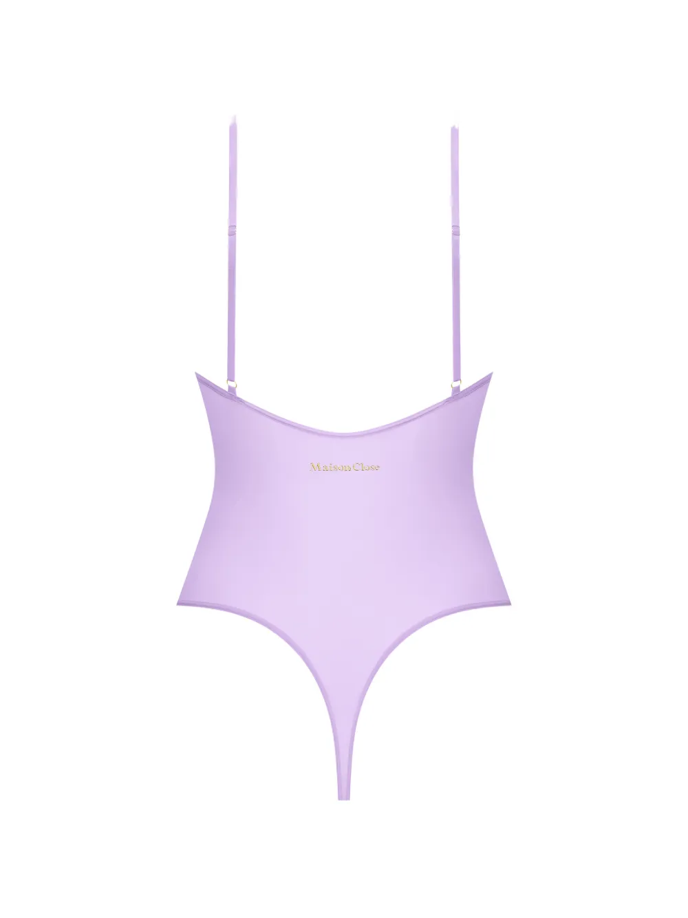 Maison Close Double Sens doorzichtige body Paars