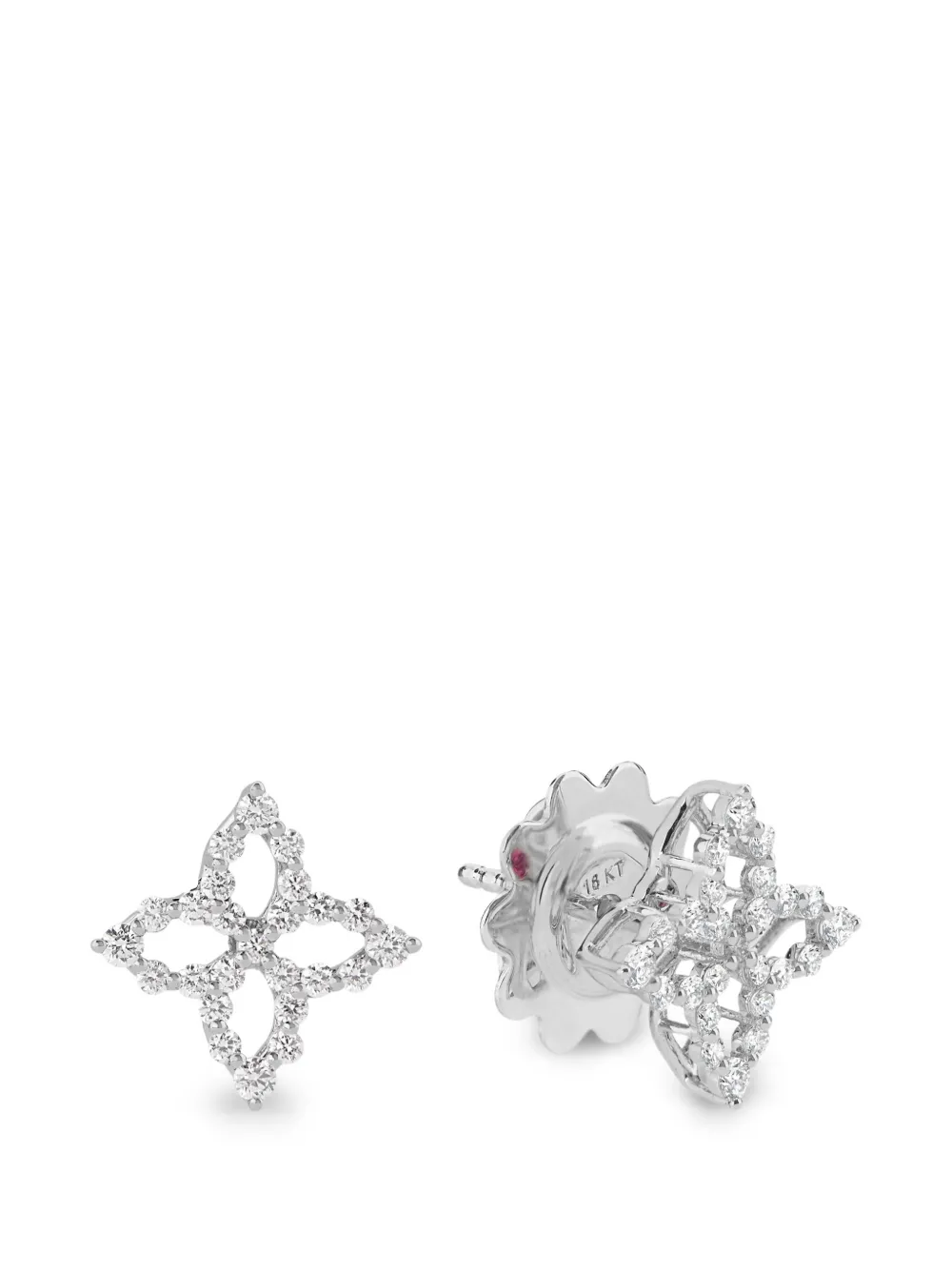Roberto Coin Orecchini Princess con diamanti - Argento