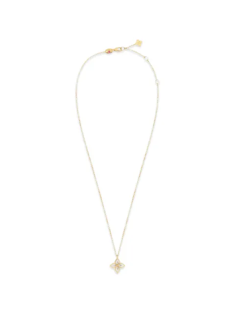 Roberto Coin Princess Flower mother-of-pearl and diamond necklace