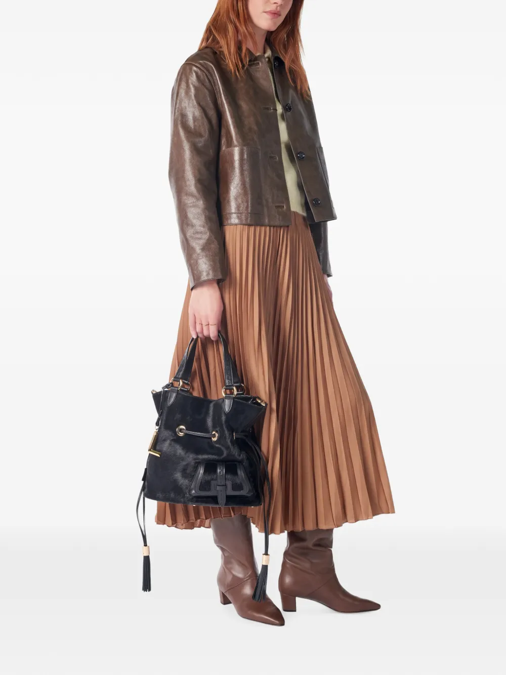 Lancel Premier Flirt medium bucket-tas Zwart
