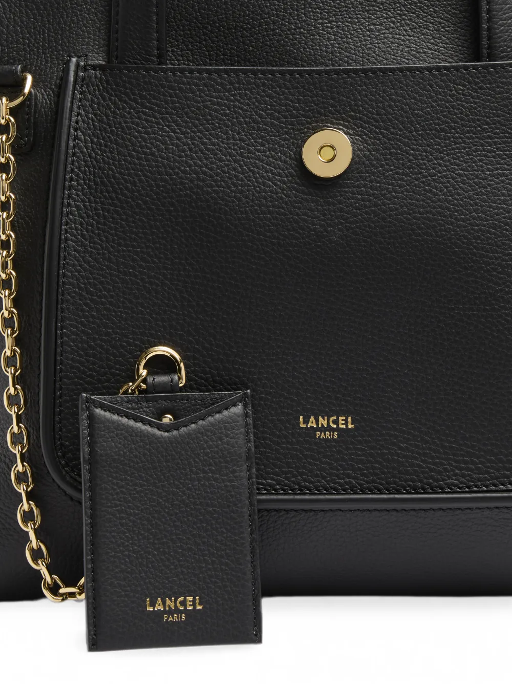 Lancel Medium Thea leren shopper met textuur Zwart