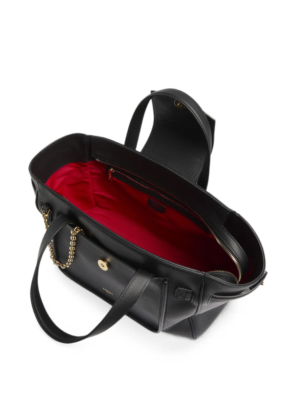 Lancel Medium Thea leren shopper met textuur Zwart