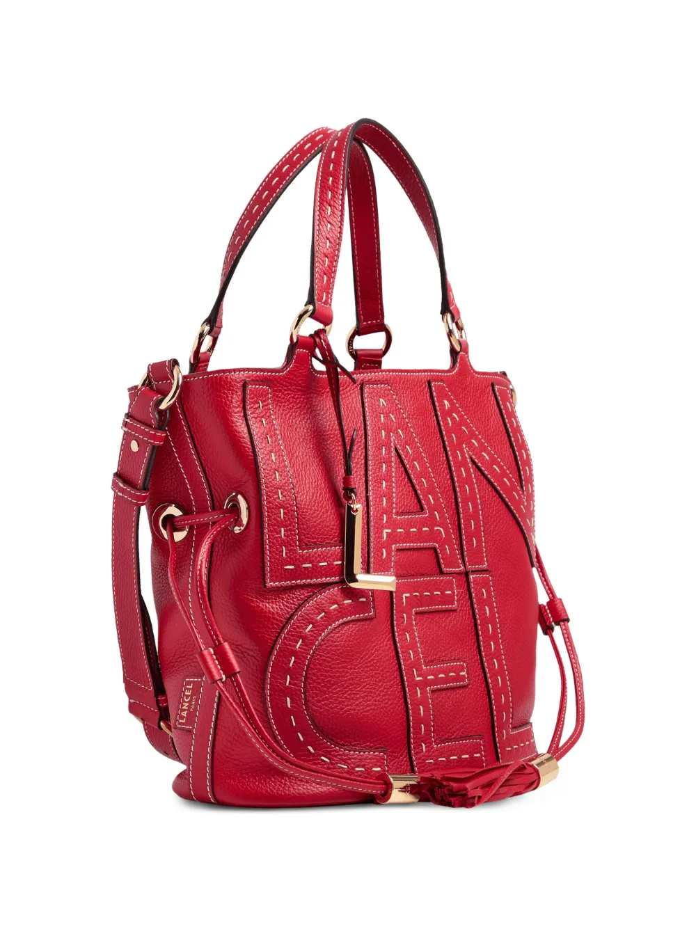 Lancel Premier Flirt medium bucket-tas Rood