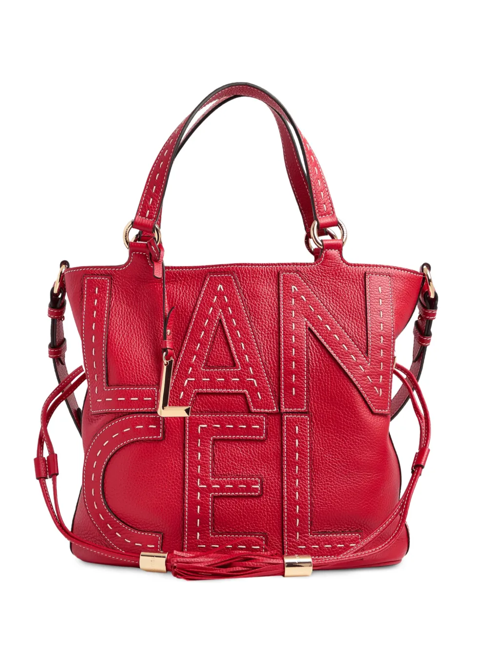 Lancel medium Premier Flirt leather bucket bag - Red