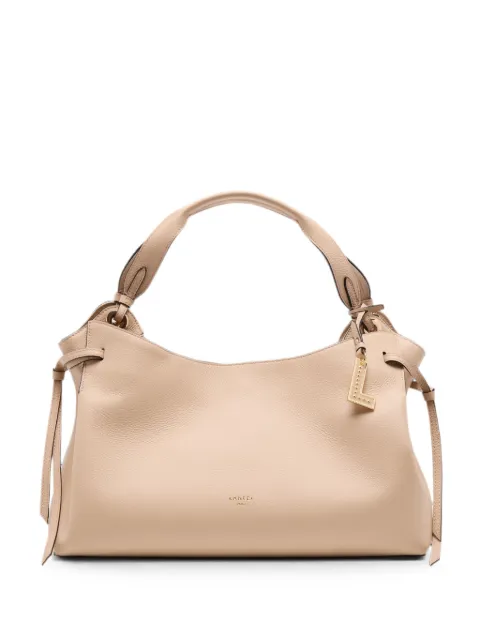 Lancel Swann leather tote bag