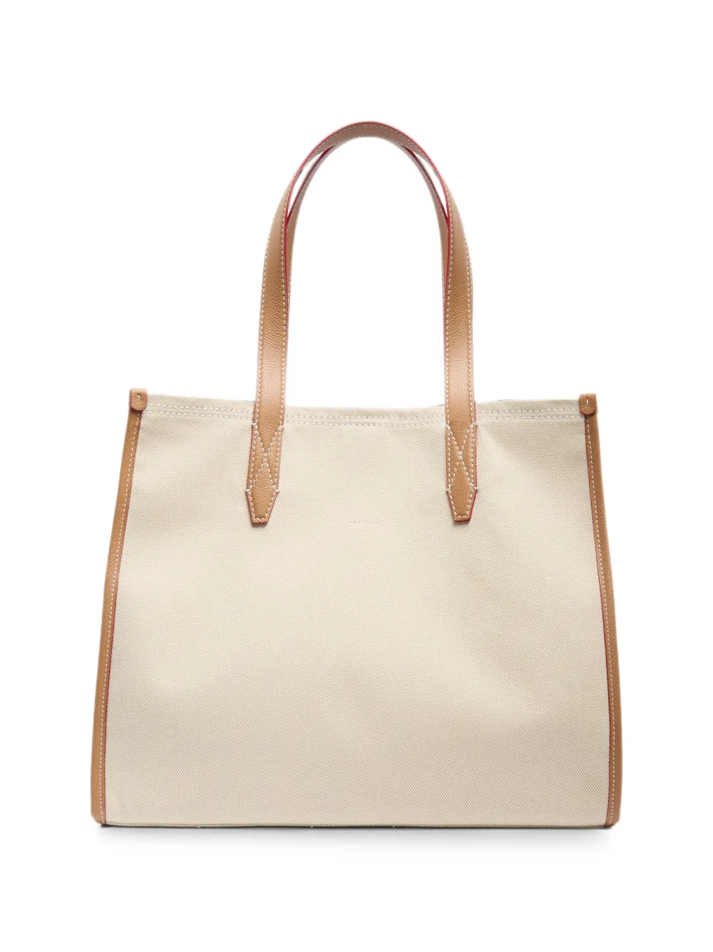 Lancel Canvas shopper Beige