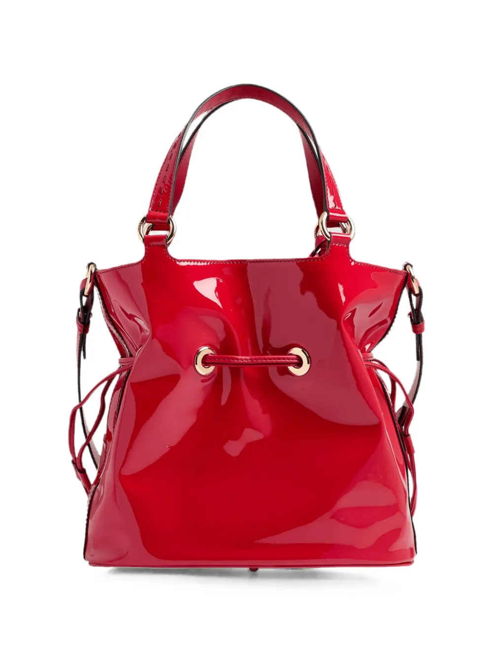 Lancel Premier Flirt medium bucket-tas verfraaid met ringlets Rood
