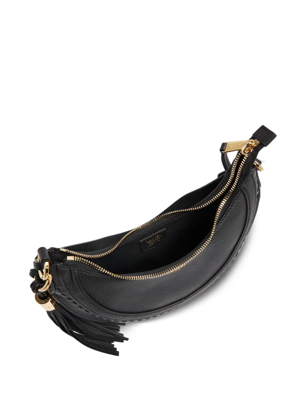 Lancel Hoboheme kleine schoudertas met kwastje Zwart