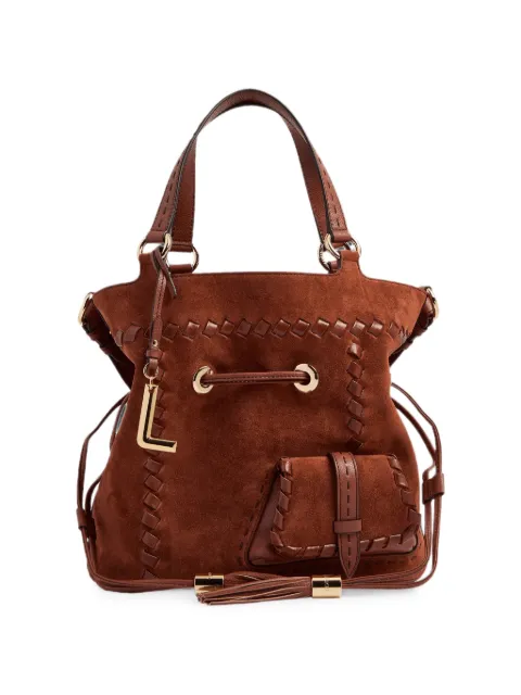 Lancel medium Premier Flirt whipstitched bucket bag
