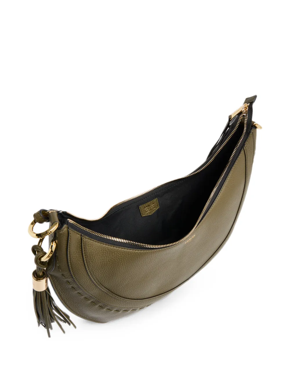Lancel Medium Hoboheme schoudertas met kwastje Groen