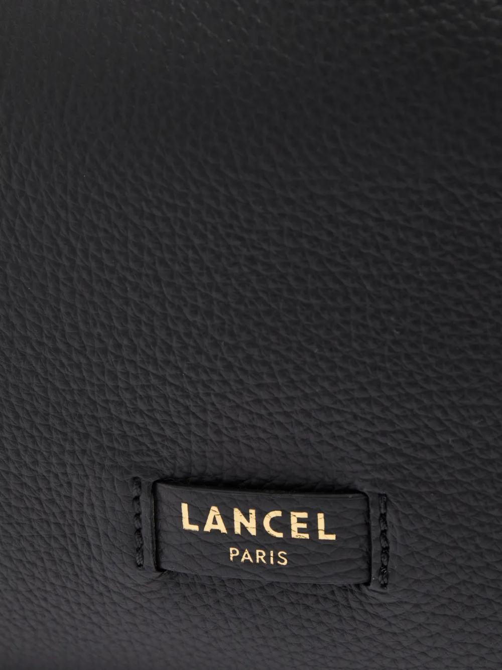 Lancel Louison leren schoudertas van textuur Zwart