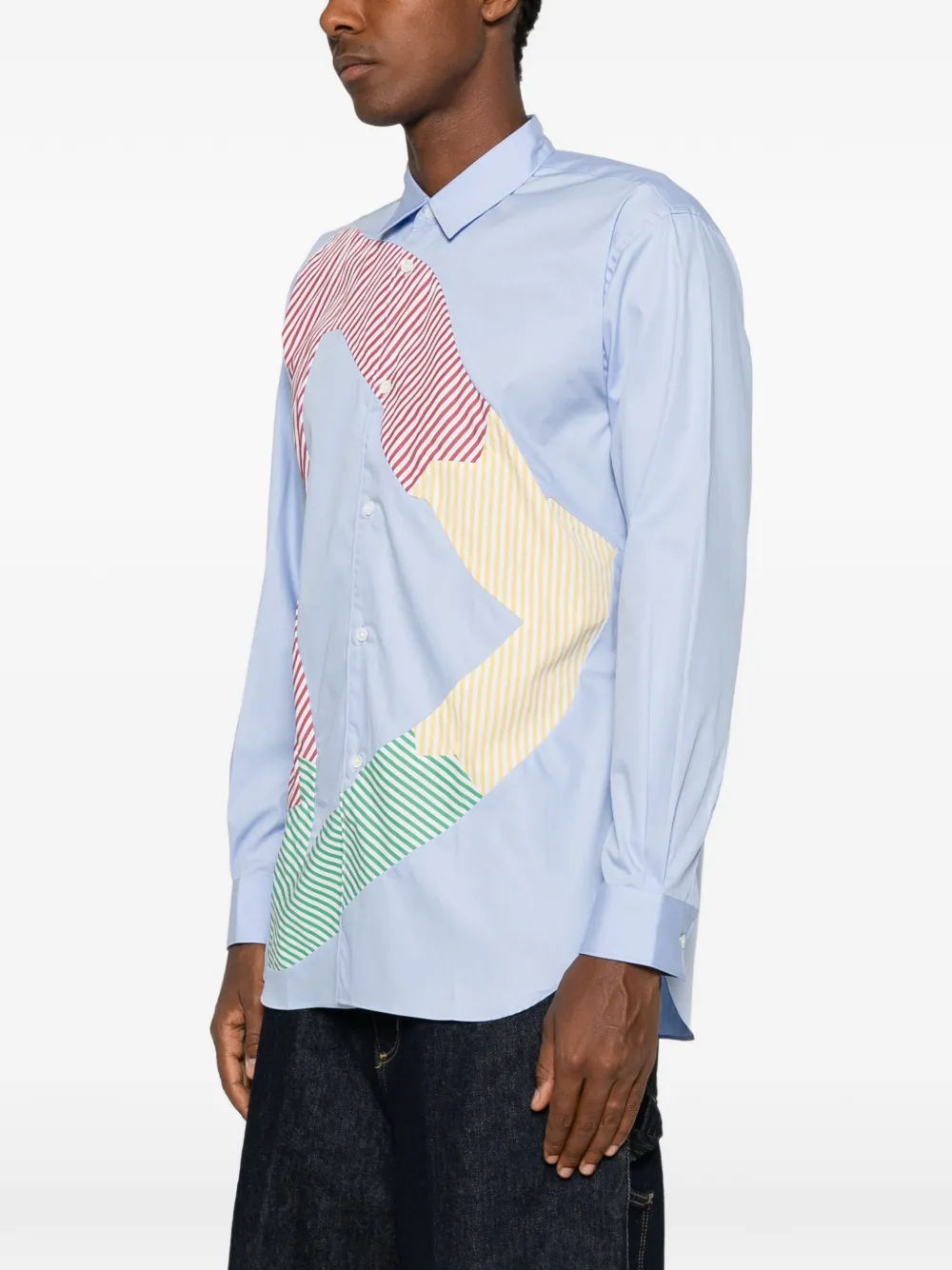 Comme Des Garçons Shirt Button-up overhemd Blauw