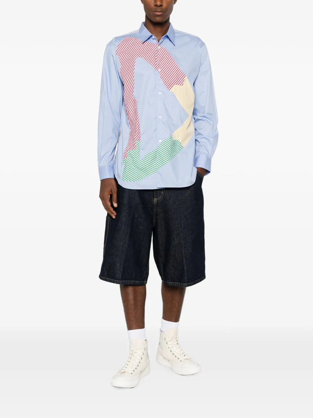 Comme Des Garçons Shirt Button-up overhemd Blauw