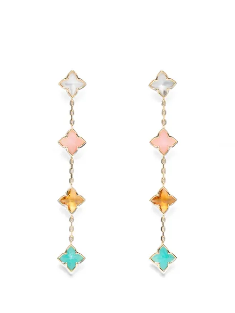 Roberto Coin Princess Flower drop earrings