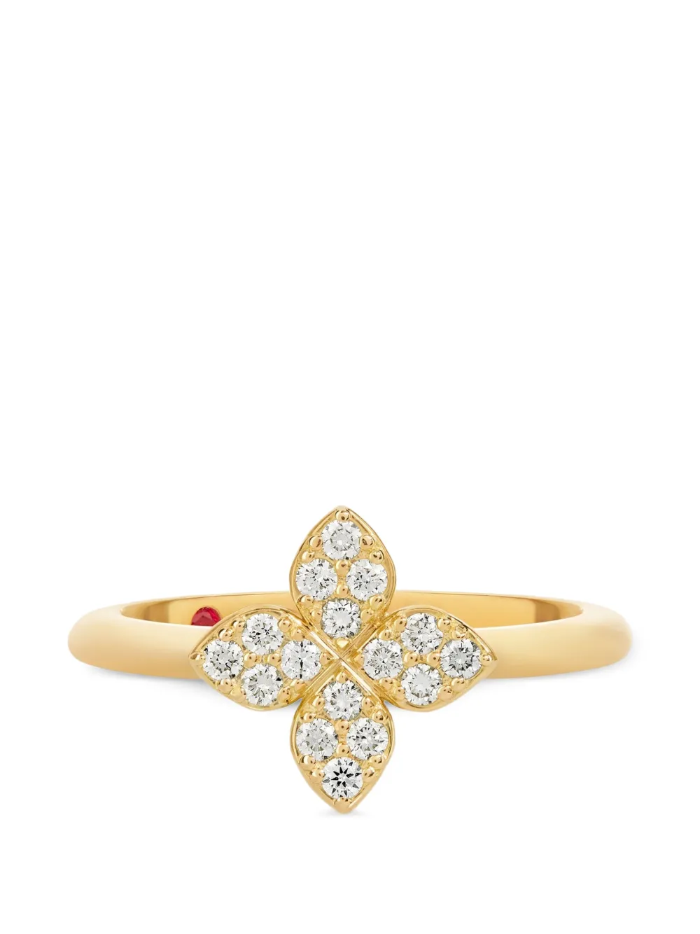 Roberto Coin Princess Flower diamond ring - Gold