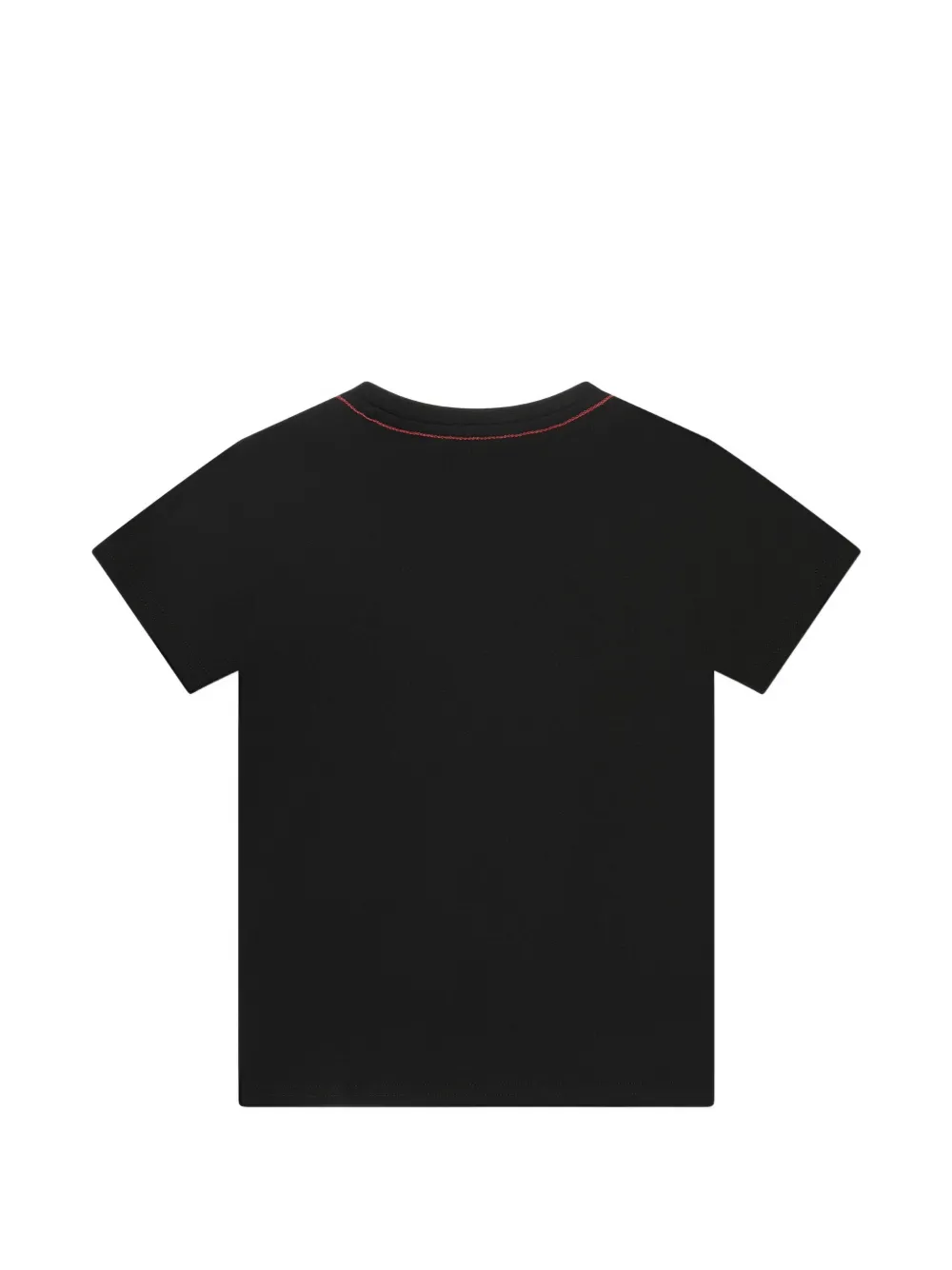 guess kids Katoenen T-shirt met logoprint Zwart
