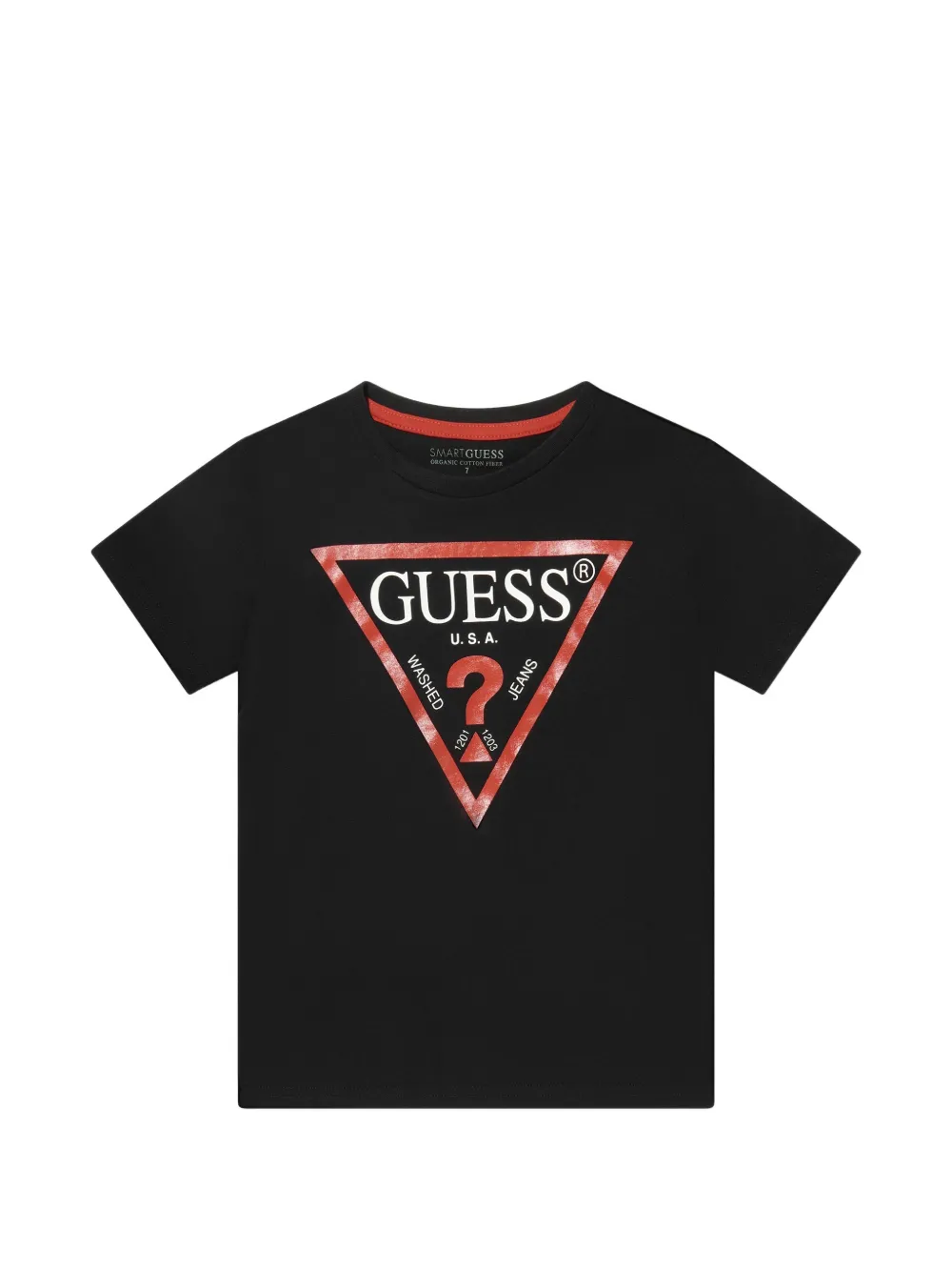 guess kids logo-print cotton T-shirt - Nero