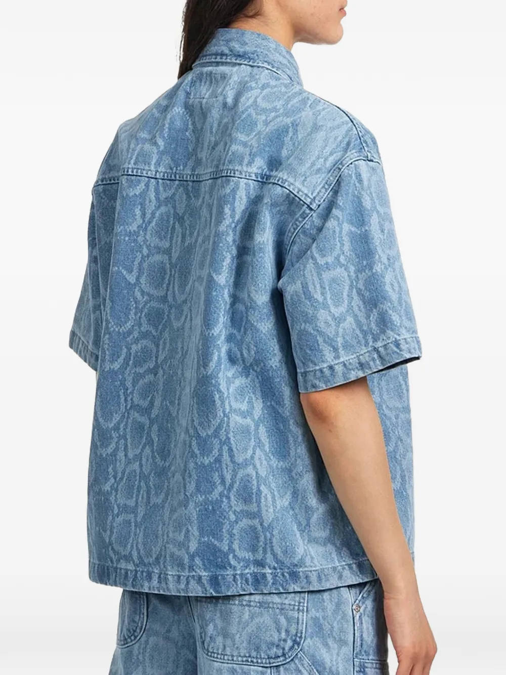 Carhartt WIP Snake Lovilia denim overhemd Blauw