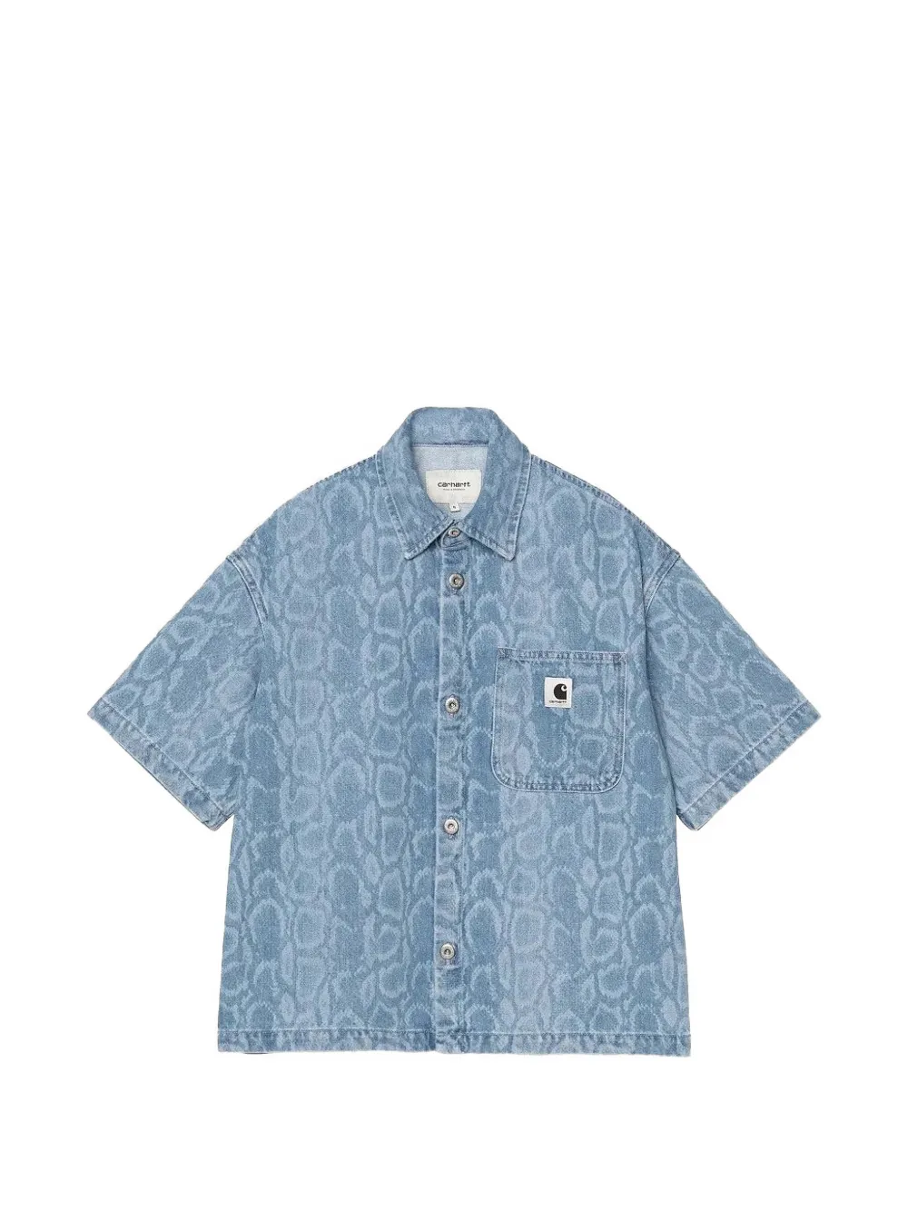 Carhartt WIP Snake Lovilia Jeanshemd - Blau