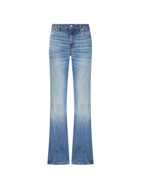 Haikure faded-effect flared jeans