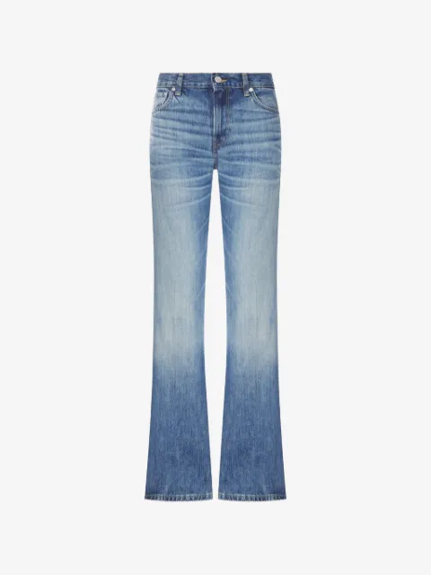 Haikure faded-effect flared jeans