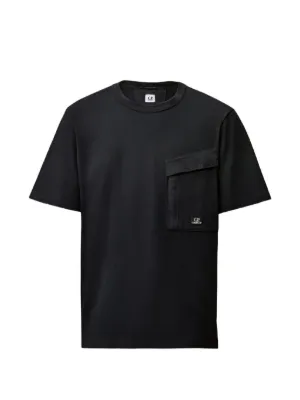 C.P. Company logo-embroidered T-shirt | Black | FARFETCH