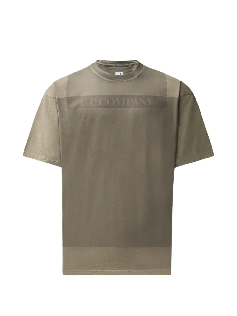 C.P. Company T-shirt girocollo con logo - Verde