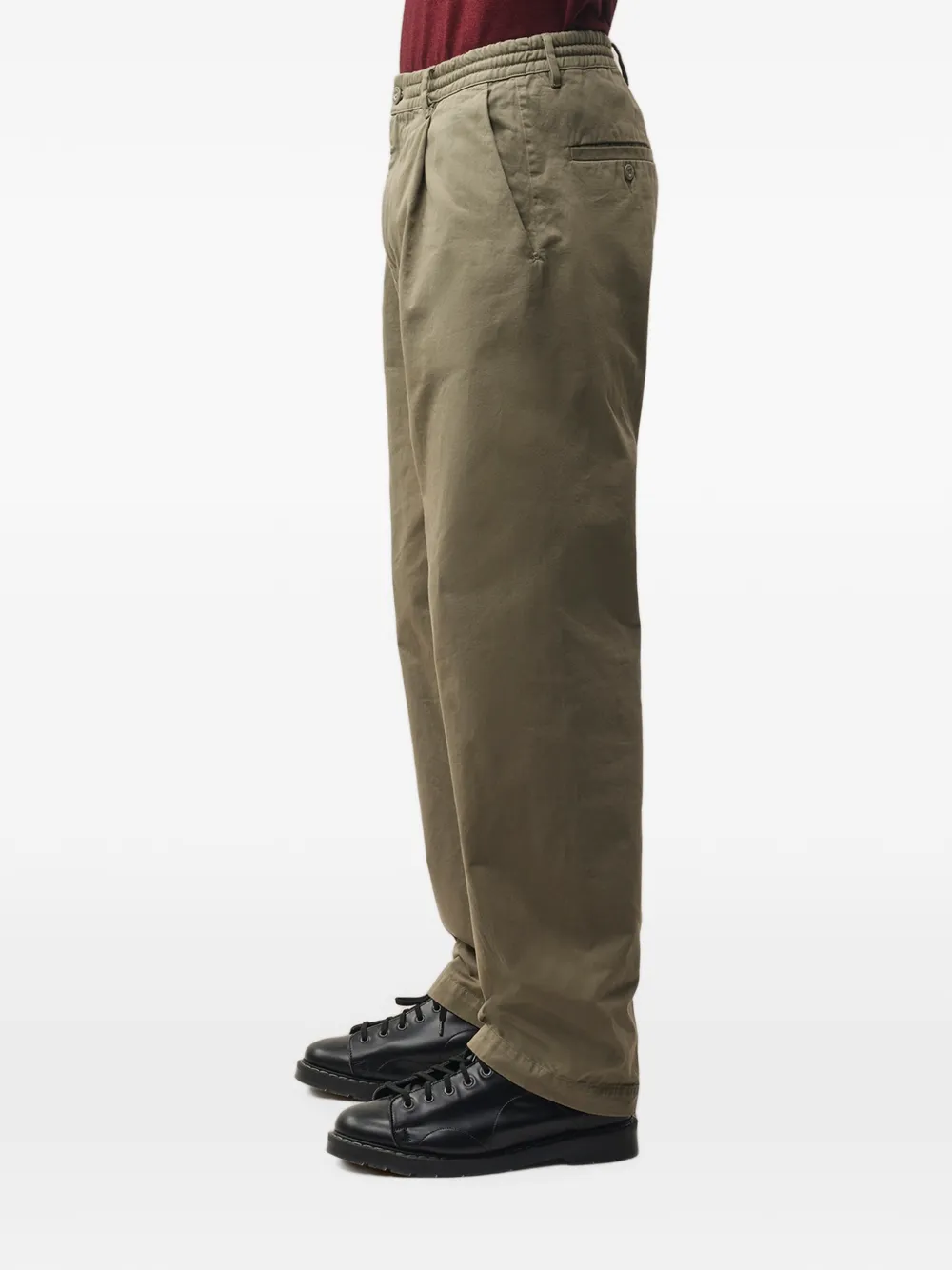 C.P. Company Broek met elastische taille Groen