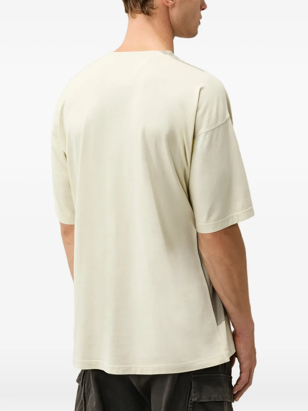C.P. Company 24 1 jersey short-sleeve logo T-shirt Beige