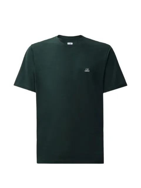 C.P. Company 30/1 jersey short-sleeve logo patch T-shirt