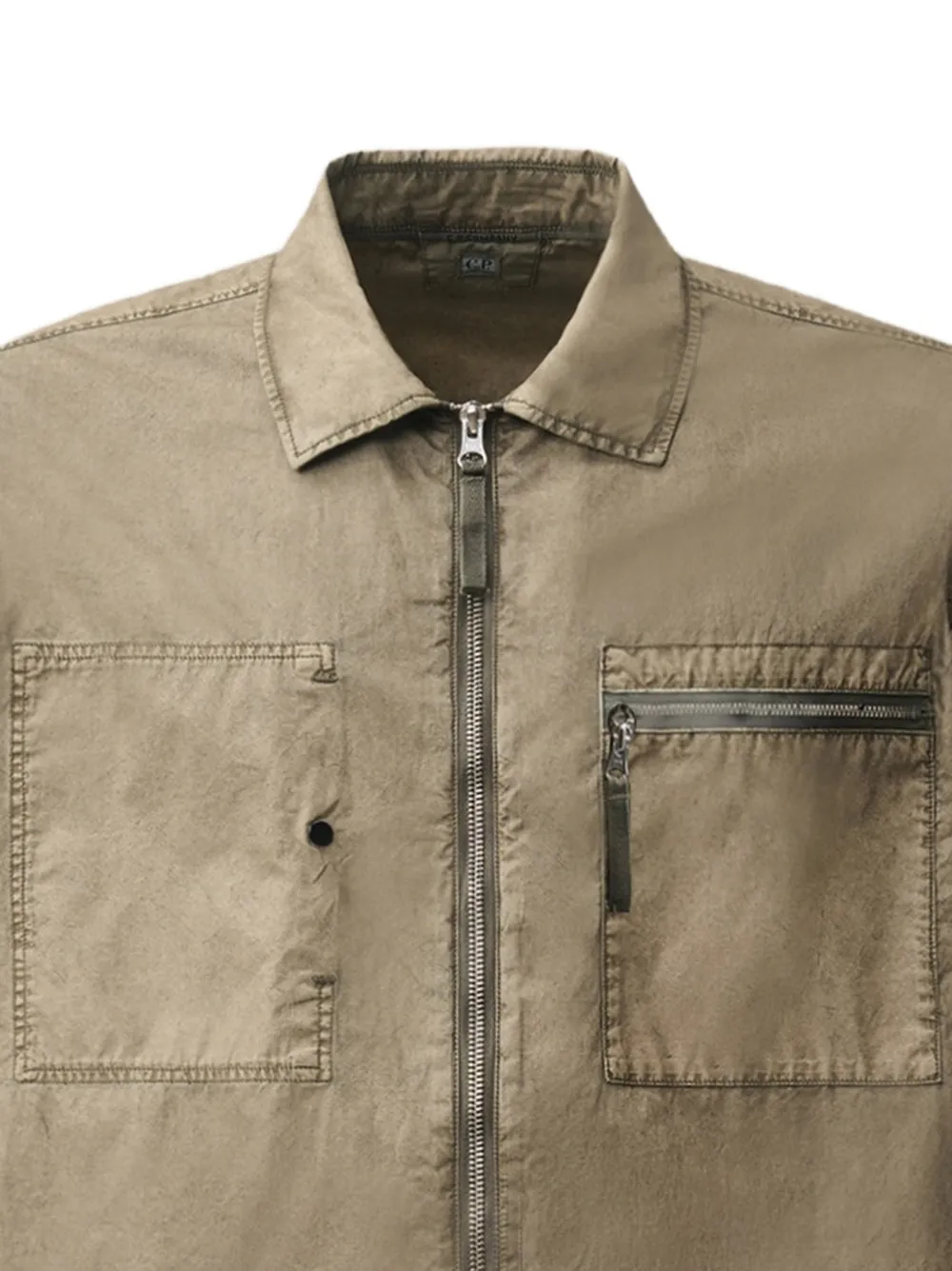 C.P. Company Jack met lens-detail Beige