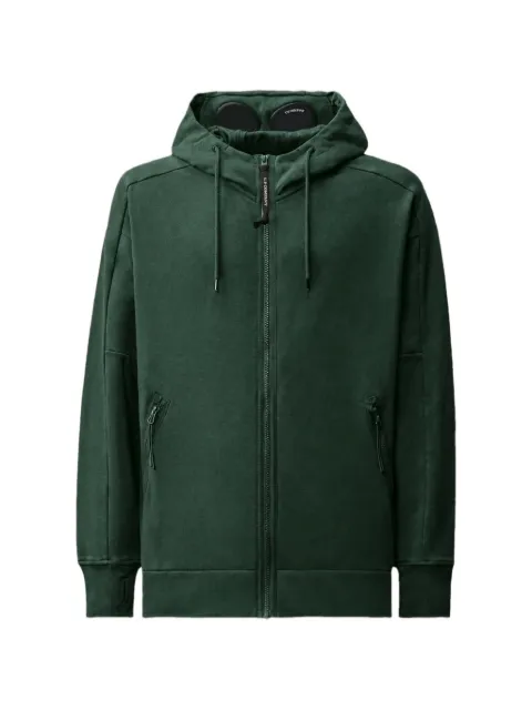 C.P. Company diagonal raised fleece Goggle zip sweatshirt