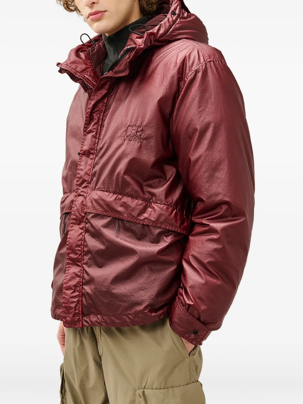 C.P. Company Jack met capuchon Rood